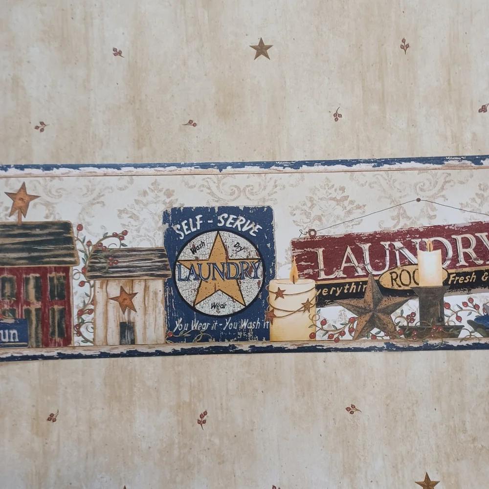 Wallpaper Bryndle Beige Barnstar & Sprigs Country